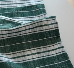 Dark Green Plaid Fabric for Coats Jacket Sofa Cover Pillowcase Skirts Tablecloth