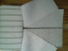 Fabric Sample Book Swatches – Blues, Greens 7.5″ x 3.5″ – 61 pcs. Stripes Checks