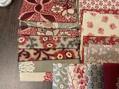 Chateau Rouge French General Moda Fabrics 27 FQs Plus 1/2 Yard Pieces