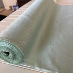 SILK light GREEN, FABRIC 10 Yards x 22 Inches Wide or 360 Inches x 22 Wide