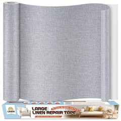 Self-Adhesive Linen Fabric Repair Tape 16″x79″ for Couch, Upholstery, Sofa, Chai