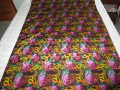 2848. Lt. Weight FLORAL ABSTRACT Apparel SYNTHETIC FABRIC–43″ x 10 5/8 Yds..