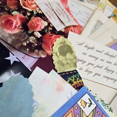 Junk Journal Lot 1Lb Ephemera Card Ribbons Book Page Fabric Button Craft Collage