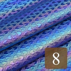 DIY Color Gradient PU Faux Leather Fabric Material 137cm