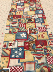 Daisies* Cats*Mice*Monkey*Rabbitt* Squares* Springs Creative* 100% Cotton*8″x23″