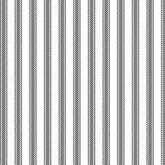 Novelty Cotton Fabric 1 Yard Precut Loops & Threads Black/White Stripe Farmhouse