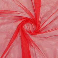 63 Inch Red Tulle Fabric Polyester Mesh Netting by The Yard Breathable Mosquito