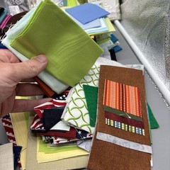 Large Lot Of Random Assorted Quilting Fabric