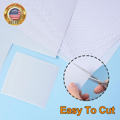 5 Sheets 0.5Mm White Fursuit Eyes Mesh, Waterproof Printable PVC Eye Mesh Sheet