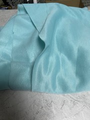 Vintage Teal Knitted Tight Fabric Jersey ? Fabric Material 158cm x 153cm