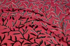 3.3 yd/ Vintage Mulberry Silk velvet Devore fabric Luxury Uzbek Oriental cloth