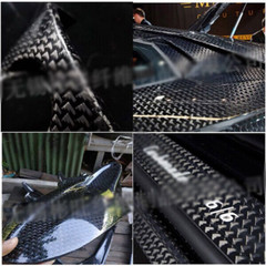 3K 280gsm Satin Weave Real Carbon Fiber Cloth Carbon Fabric Cloth 100cm*50cm