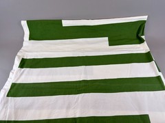 2yds Erika Pekkari Fabric IKEA 2006 Abstract Geometric Off Stripes Green & White