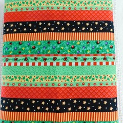 Christmas Fabric Quilting Cotton Border Stripes Kimberly Montgomery MBT 3 Yards