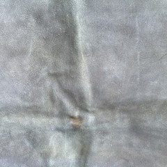 Art Handicrafts Co. 1 Suede Leather Scrap Piece Navy used Sold As Is