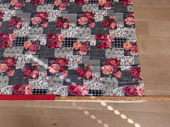 Quilting Cotton Fabric Scraps Lot 4.4 lb + Large Cuts Mixed Prints Solids