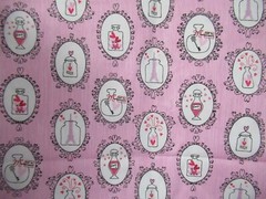 JO-ANN`S Bottles of Love Potion GLITTER Cotton Fabric SBTY X 44″W NEW