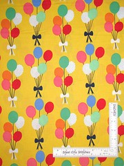 Balloon Party Balloons Funfair Yellow Cotton Fabric PC6811 Michael Miller – Yard