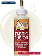 Aleene’s Fabric Fusion Glue 4 oz, Permanent and Washable Adhesive, No-Sew Fabric