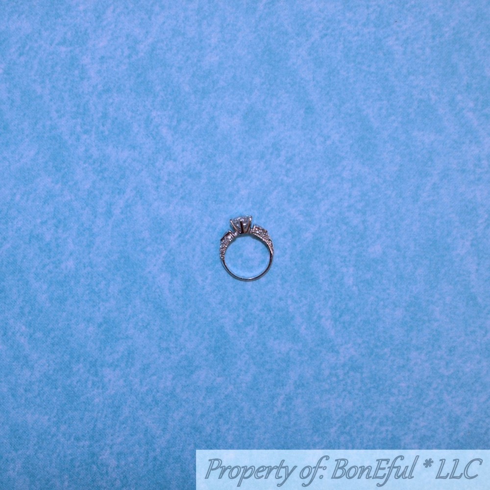 BonEful FABRIC FQ Cotton Quilt Flannel Blue Tone Tonal Blender Texture Water Sky