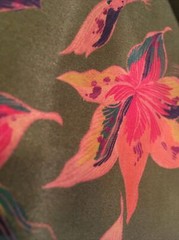 2.1yd 100% gambiered Silk Fabric plant based dyeing process skin Nourishing ￼