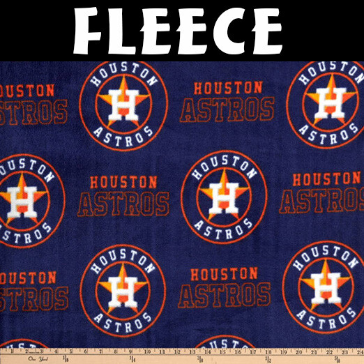 MLB Houston Astros 6683-B Fleece Fabric by the Yard