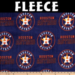 MLB Houston Astros 6683-B Fleece Fabric by the Yard