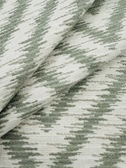Thibaut OUTDOOR Textured Chenille Chevron Fabric- Aliso / Aloe 2.25 yds W8817