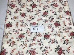 Vintage Florals on Cream Marcus Brothers Textiles Cotton Fabric ~ 1 Yard