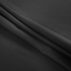 10 Yards Black Muslin Fabric – Medium Weight