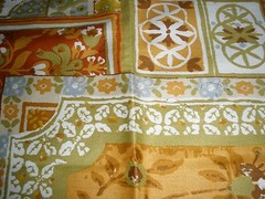 1/2 Yard HTF Spectrum Trend Screen Print Fabric-Home Dec-Scotchguard-Earth