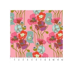 1/2 Yard Fabric – Overdressed | Pouring Poppies – Haze by Anna Maria Textiles