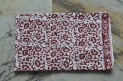 Floral Hand Block 7 Yard 100%Cotton Fabric NO TARRIF CHARGES 100%✅ZK-382
