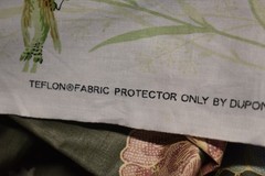 Thibaut 1998 Floral & Birds Cotton Sateen White Fabric Rare “Augustine”