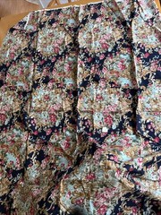 Vintage Fabric Lot Cotton Floral Dark Moody Victorian Cottagecore Calico 4.5 Lb+