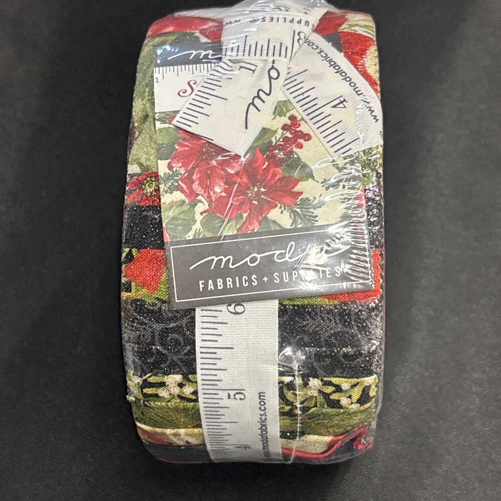 Moda Sparkle & Shine Jelly Roll Glitter Christmas 33600JRGL