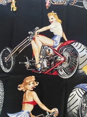 Alexander Henry “Hot Wheels” Black – One Yard