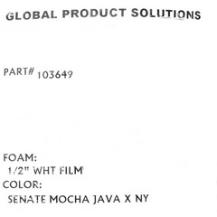 Four Winns Boat 1/2 Foam Back Vinyl 103649 | Mocha Brown 54 Inch (YD)