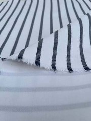Heavy Weight Softened Cotton Fabric By The Yard 400/m2 – Upholstery Striped