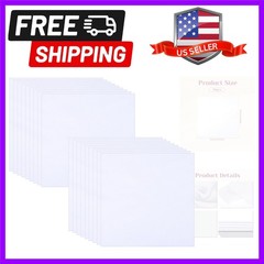 10×10 Inch White Cotton Fabric Squares – Ideal for Quilting & Making