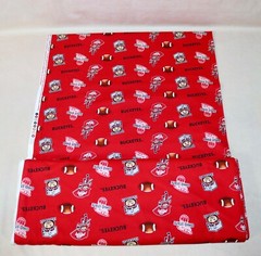 Ohio State Buckeyes ~ Logo Pattern College Cotton Fabric 1/4 Yard 9” X 44”