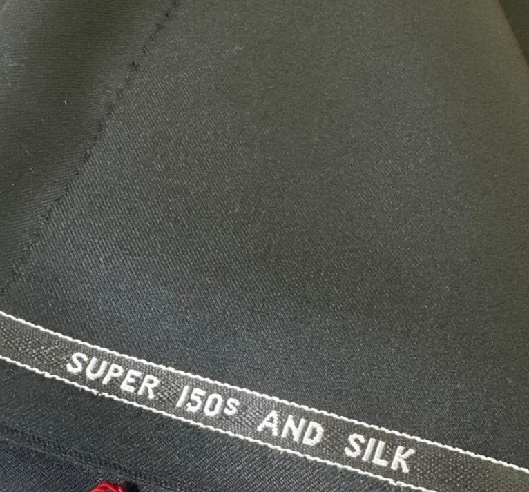 Scabal Superfine Wool 150’s Wool Silk Blend Fabric 1.9m / 2.1yd Bespoke