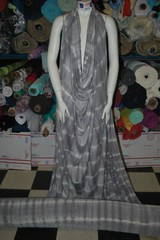 Tie-Dye Rayon Spandex Print Jersey Knit Fabric Gray combo Stretch 9 oz
