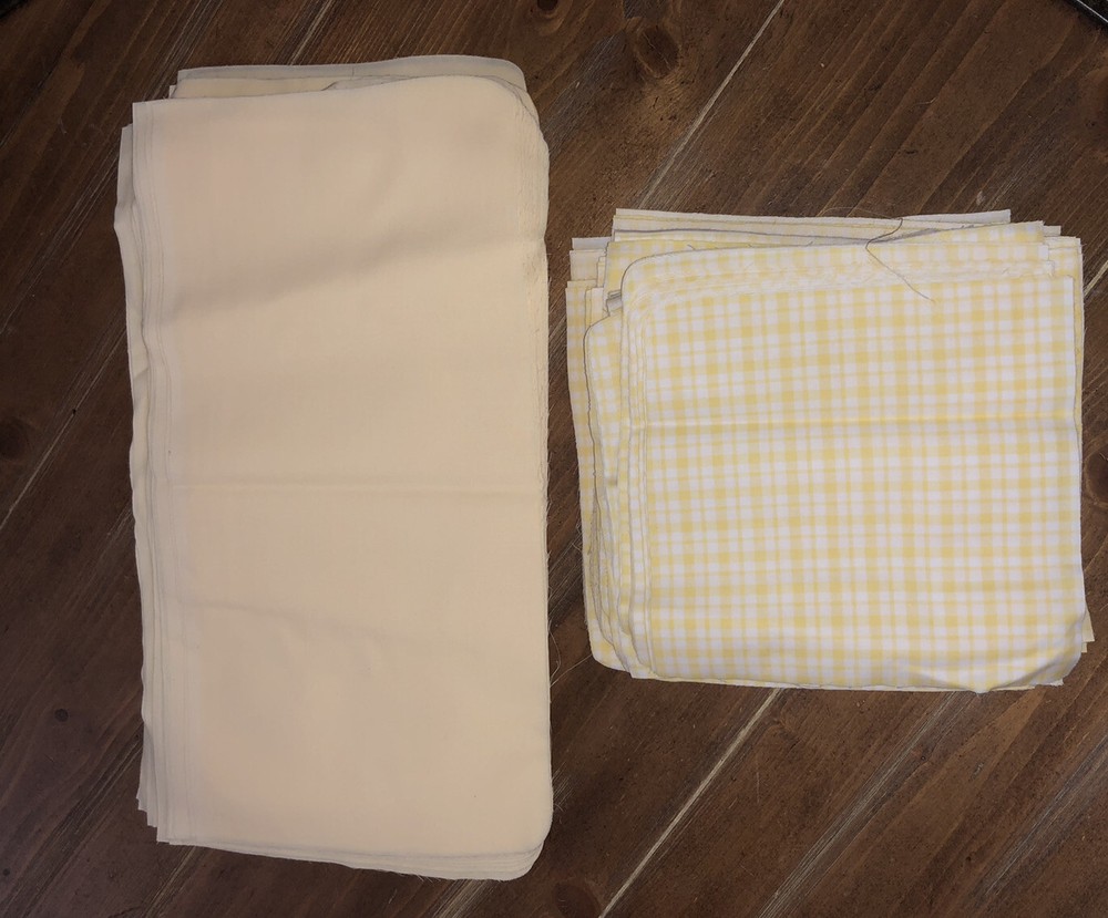 Large Lot Of Precut 7” Squares & 15”x8” Rectangles~3lbs Of Material