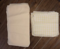 Large Lot Of Precut 7” Squares & 15”x8” Rectangles~3lbs Of Material