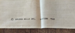 1986 Vtg Spring Mills Cut & Sew Fabric Panel 7568 Christmas Angel Pillow, Uncut