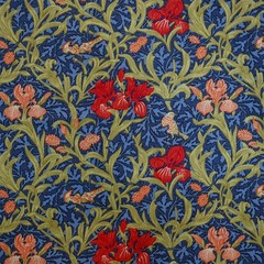 145x50cm Floral Cotton Poplin Fabric for Sewing Dress Bag Home Decor Art & Craft