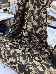 Damask Jacquard Brocade Fabric (110inch) Sold By The Yard