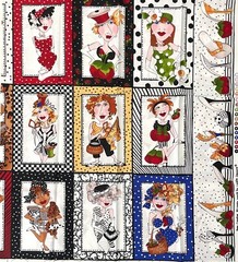 Hard to Find Loralie Harris SEW CREATIVE Cotton Fabric Panel 23″ x 43″