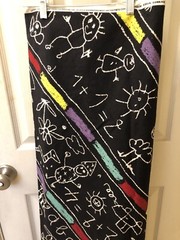School Chalkboard Teacher print House N Home fabric 54 inches 2.5 yards